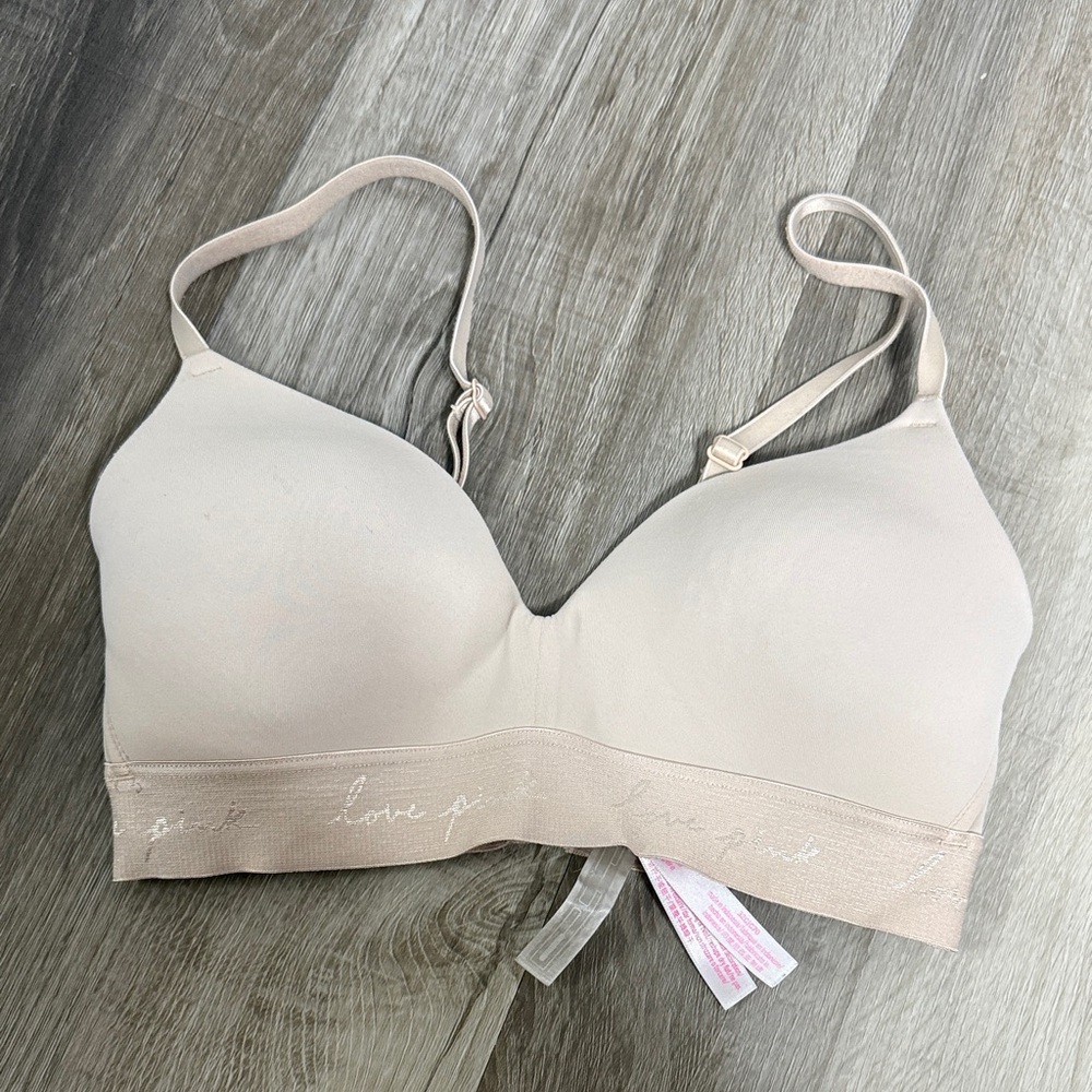 PINK Victoria's Secret Women's Beige Bralette